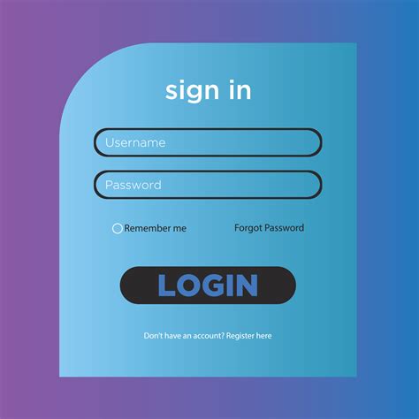 Login Form .